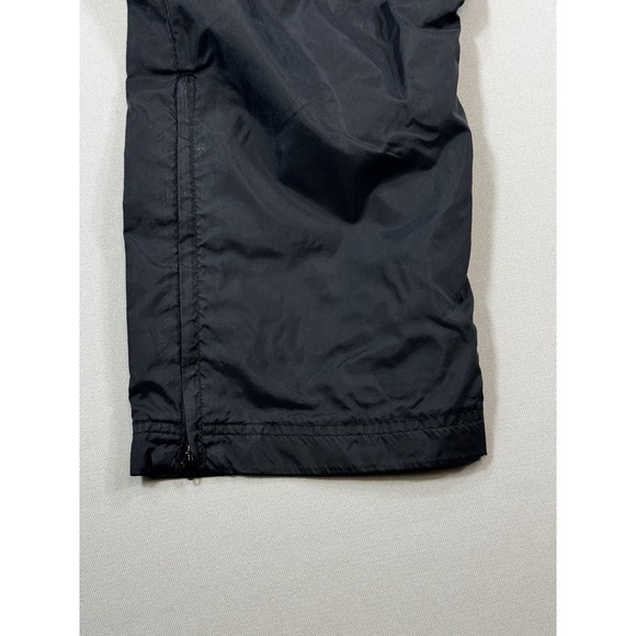 Adidas Track Pants Vintage 90s Women's Medium Black Windbreaker Y2K Baggy Lined‎ - Picture 5 of 12